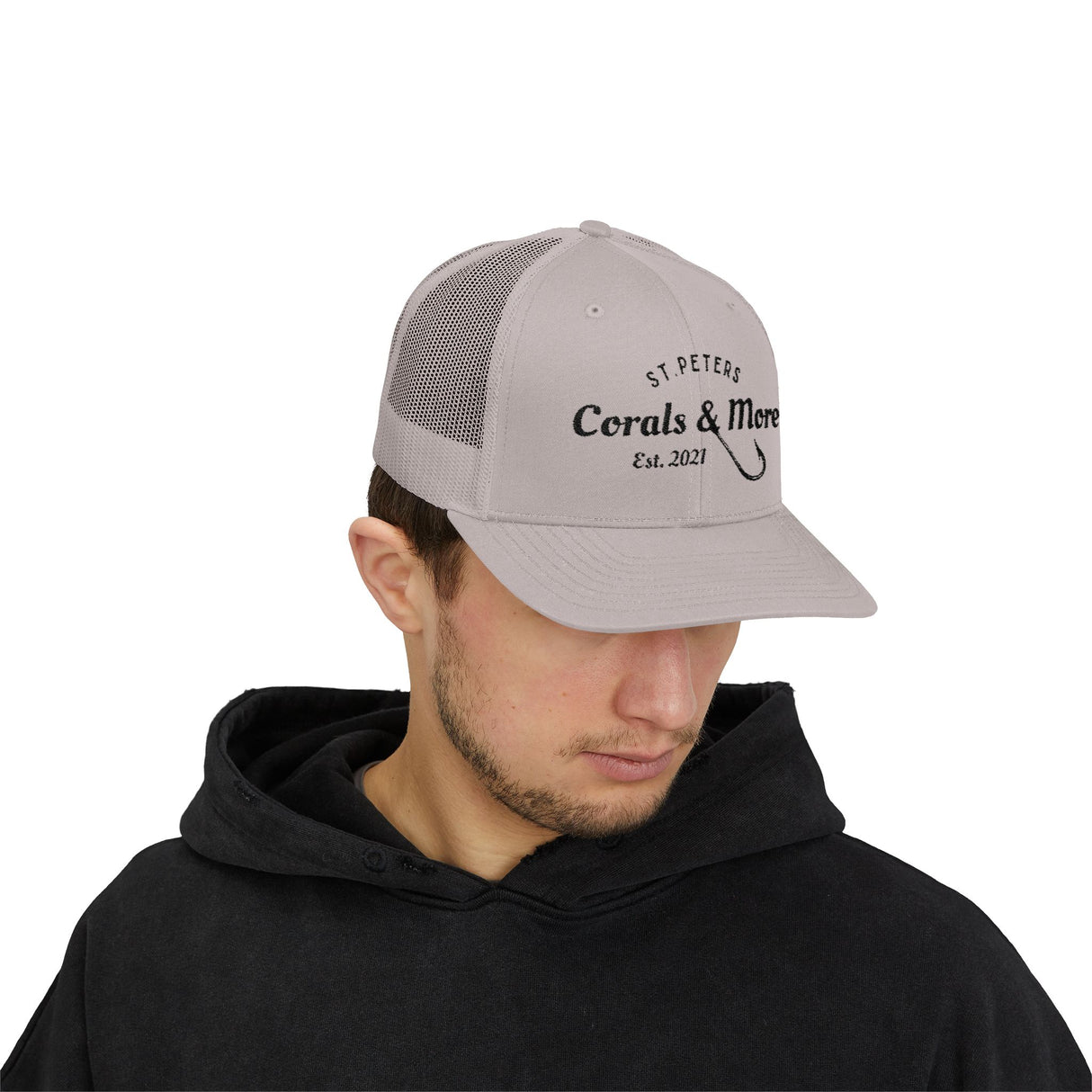 Corals & More Snapback Trucker Cap - Stylish Mesh Cap for Outdoor Adventures