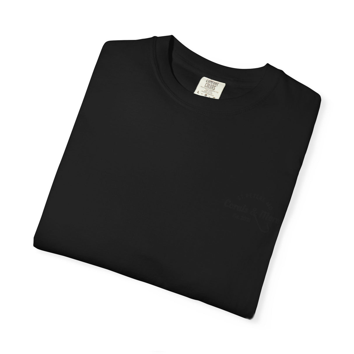 T-Shirt — 'Corals & More' American Flag Script Tee