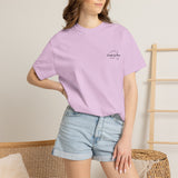 T-Shirt — 'Corals & More' American Flag Script Tee
