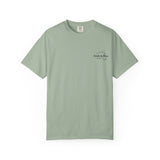 T-Shirt — 'Corals & More' American Flag Script Tee