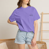 T-Shirt — 'Corals & More' American Flag Script Tee