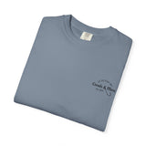 T-Shirt — 'Corals & More' American Flag Script Tee