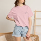 T-Shirt — 'Corals & More' American Flag Script Tee