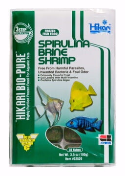 Bio-Pure Spirulina Brine Shrimp 3.5oz (32 Cubes)