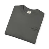 T-Shirt — 'Corals & More' American Flag Script Tee