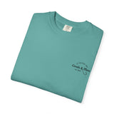 T-Shirt — 'Corals & More' American Flag Script Tee